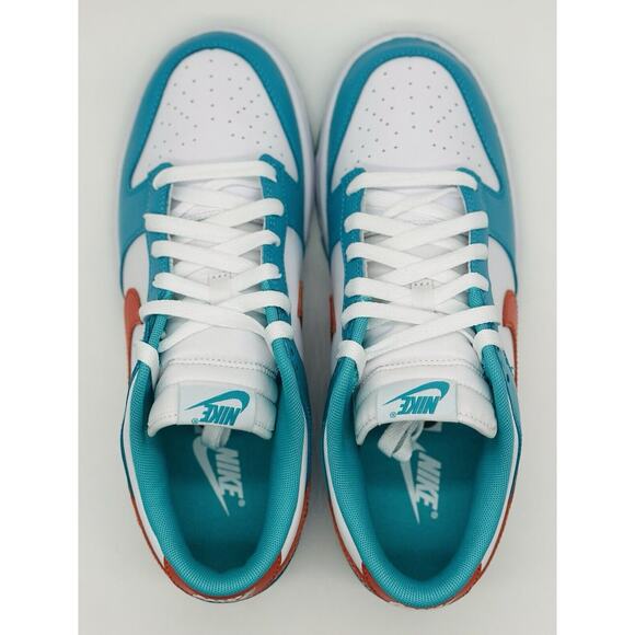 NEW Nike Dunk Low Retro Cosmic Clay ‘Miami Dolphins’ DV0833-102 Men’s Size Multi - Picture 5 of 7